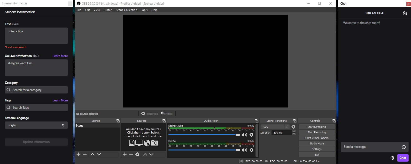 OBS Streamer View